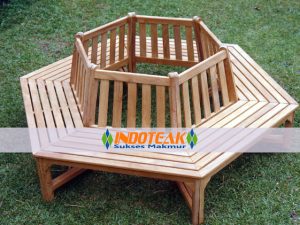 Octagonal Tree Bench 200CM