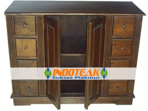 Teak Cabinet Player