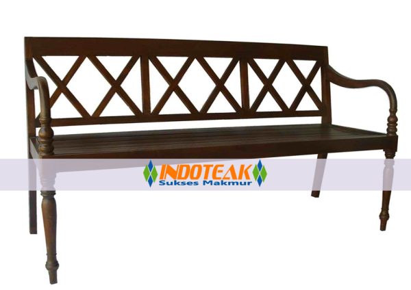 Colonial Classic Bench Cross Back 150CM