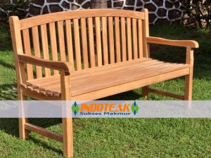 Teak Java Bench Oval Back Top 150 CM