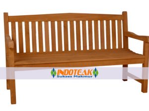 Teak Java Bench Curved Top 150 CM